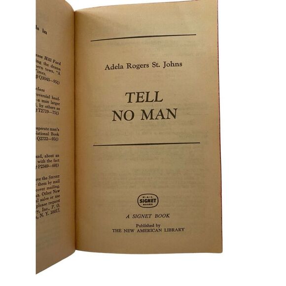 Lot of 3 The God Seeker Tell No Man Paperback Books Religious - Picture 9 of 16